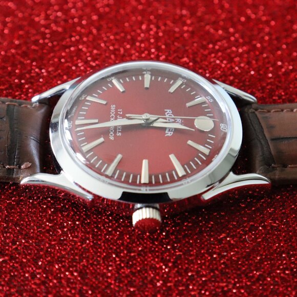 Vintage Roamer Swiss-made, professionally refurbished: 17‑jewel Manual Wind - Picture 4 of 7